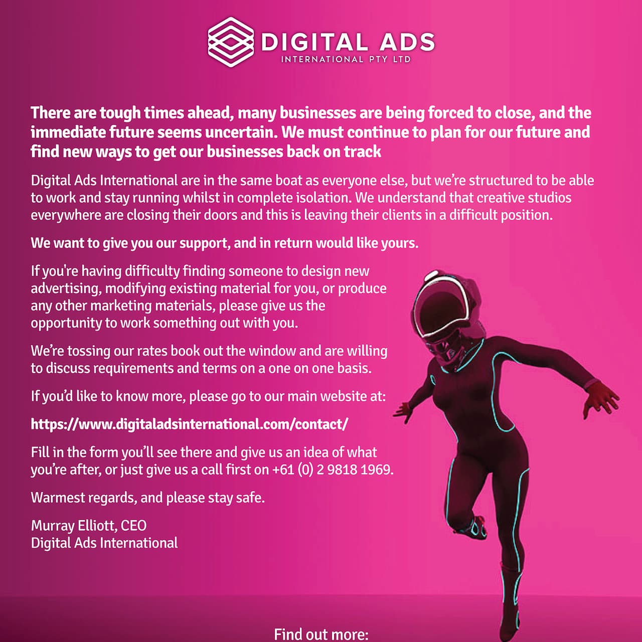BUILDlite COVID 19 Offer Of Help | Design, Advertising & Marketing Agency | DigitalAds [Australia]