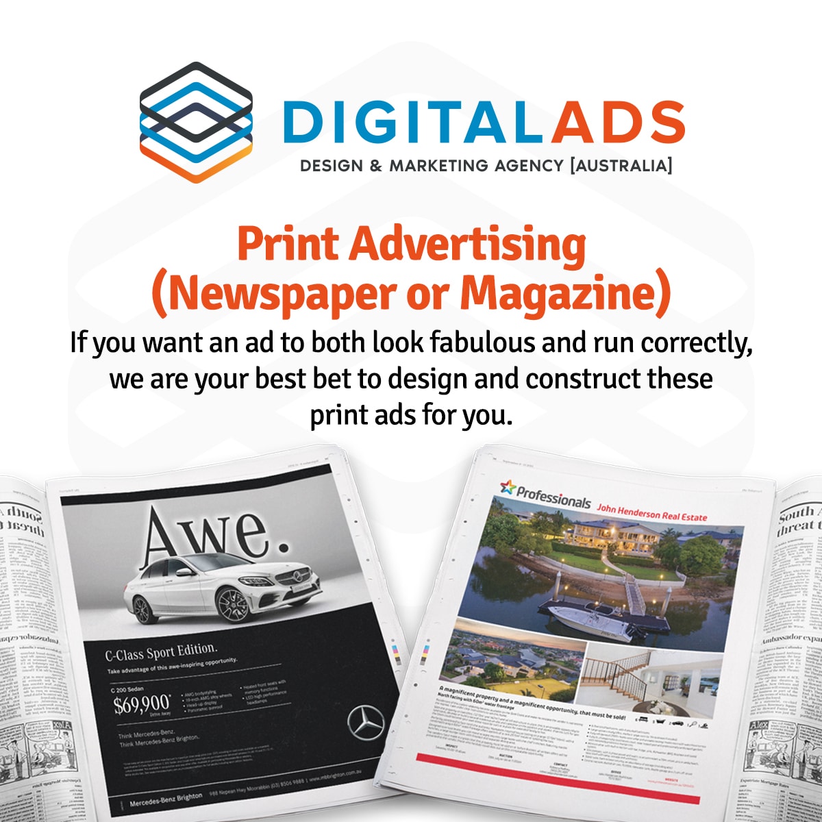 DigitalAds Preview Print Advertising Newspaper or Magazine Design Studio Marketing Agency Australia | Design, Advertising & Marketing Agency | DigitalAds [Australia]